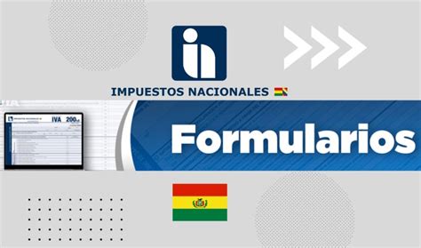 formularios impuestos nacionales bolivia